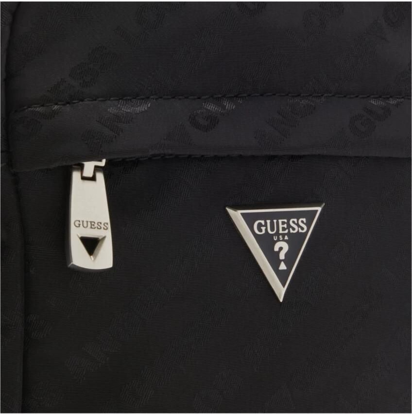 Guess Textiele Schoudertas Venezia Stijl Black Heren - Foto 2