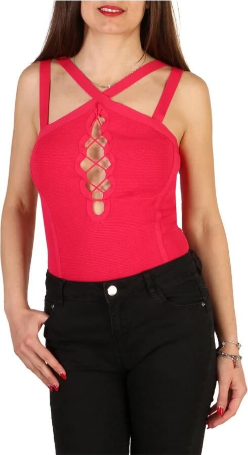 Guess Mouwloze Bodysuit met Ritssluiting Pink Dames - Foto 3