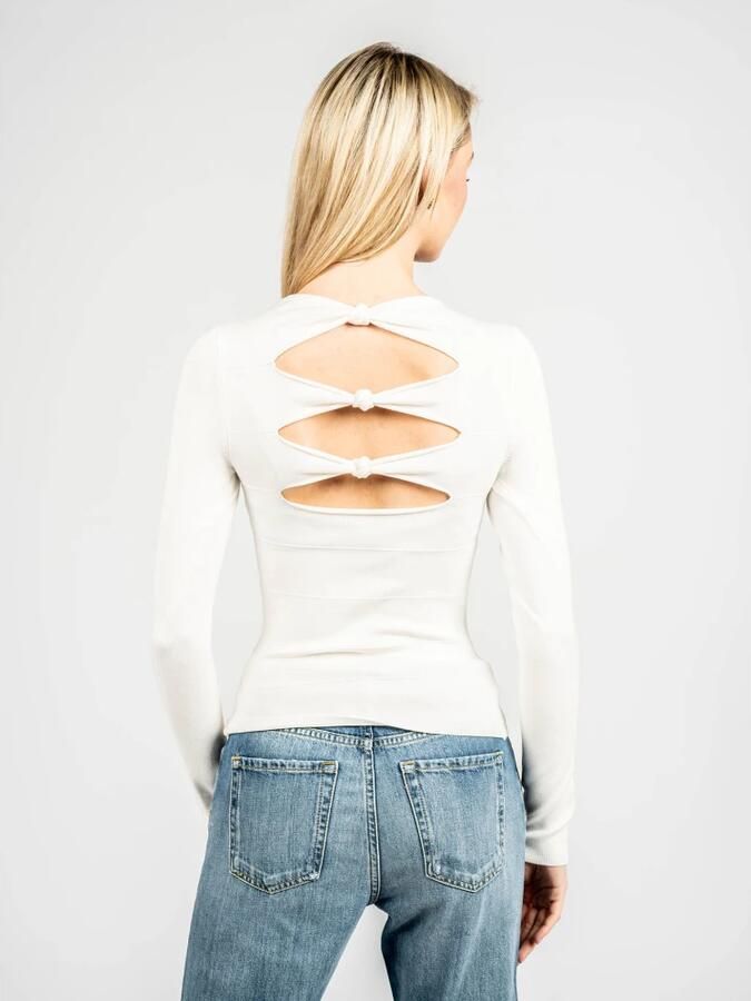 Guess Truien met ronde hals Beige Dames - Foto 3