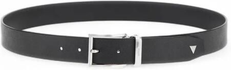 Guess Verstelbare Leren Riem Herfst Winter Collectie Black Heren - Foto 3