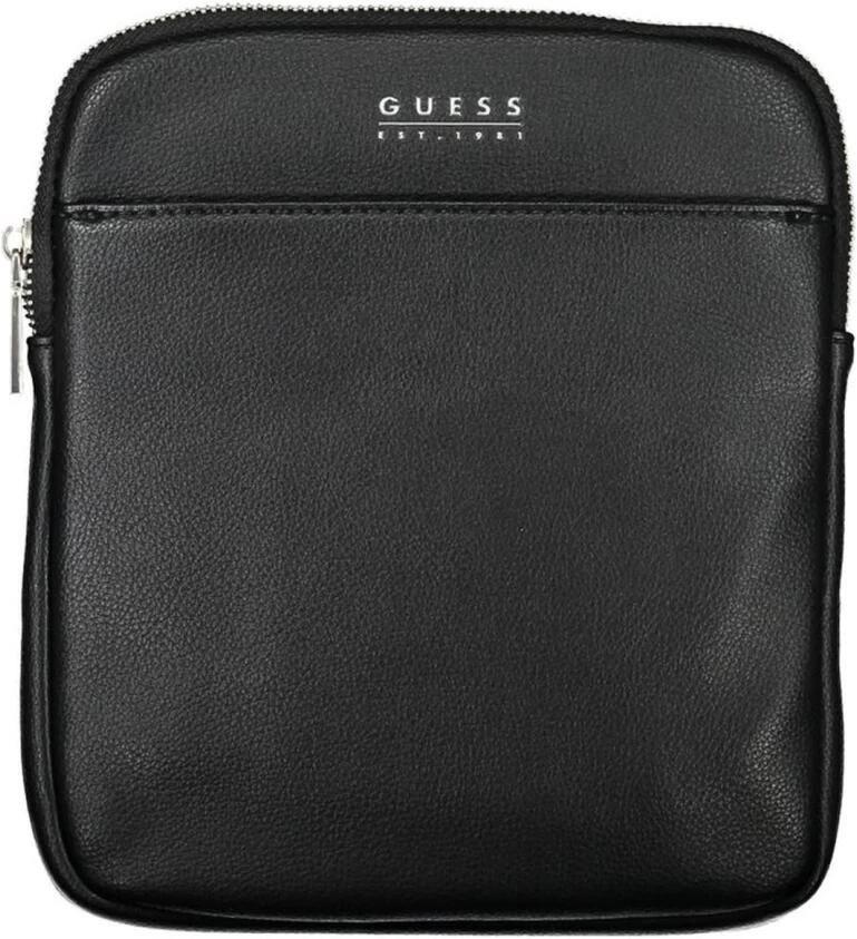 Guess Zwarte Schoudertas voor nen met Verstelbare Band Black - Foto 3