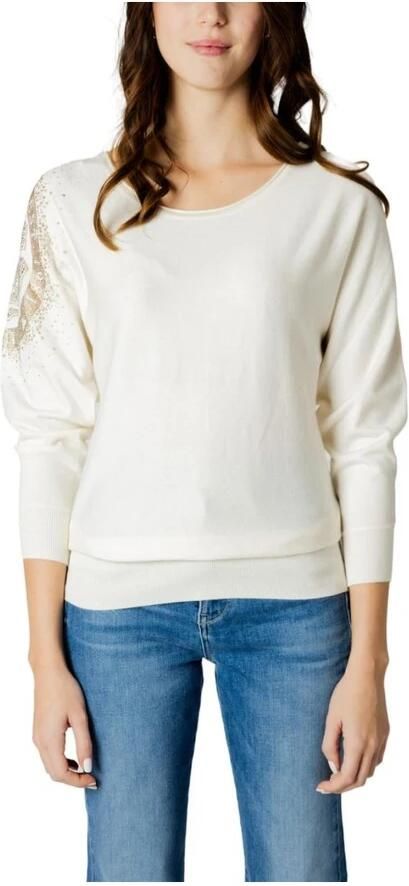 Guess Leslie Logo Vleermuismouw Top White Dames - Foto 4