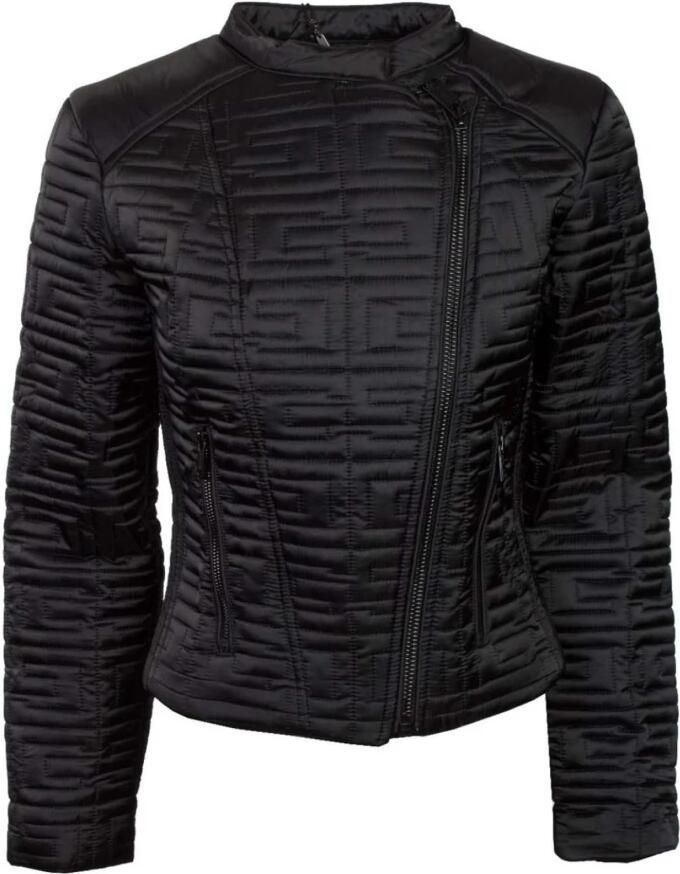 Guess Zwarte Blazer voor Dames met Ritssluiting Black Dames