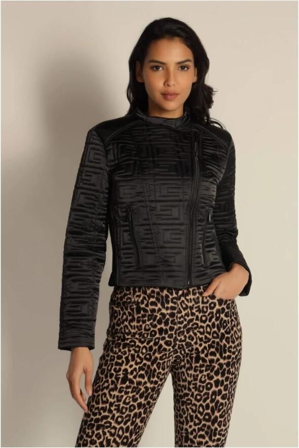 Guess Zwarte Blazer voor Dames met Ritssluiting Black Dames - Foto 3