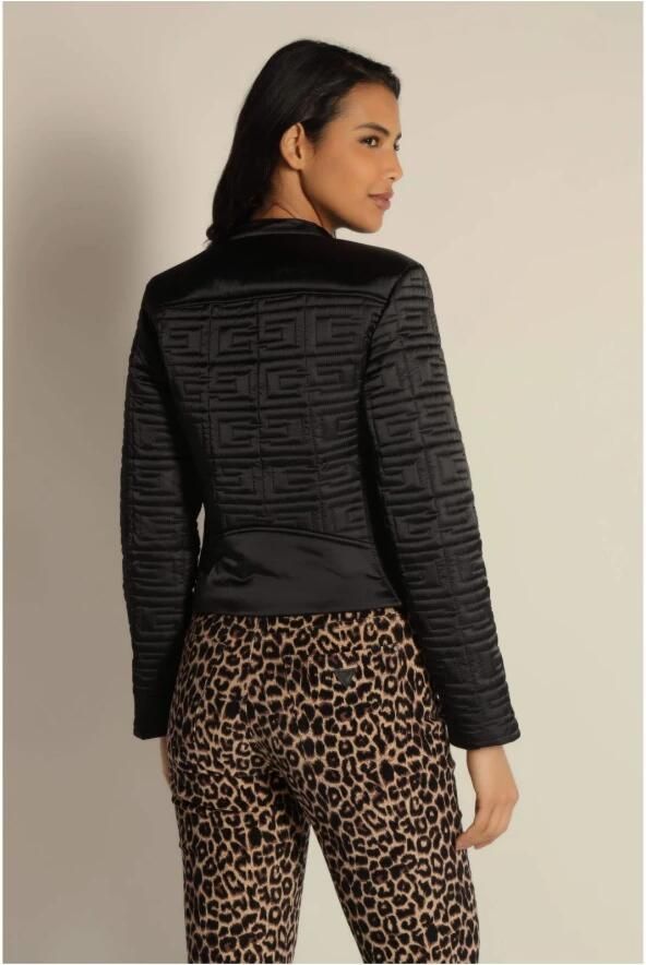 Guess Zwarte Blazer voor Dames met Ritssluiting Black Dames - Foto 2