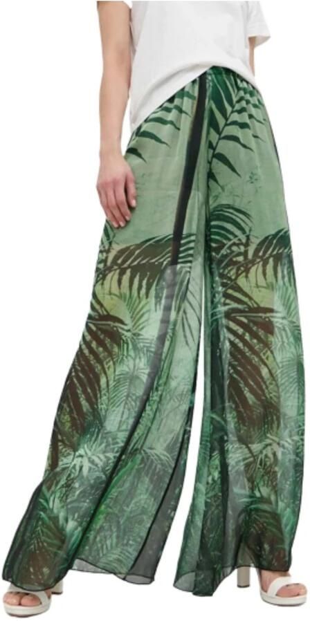 Guess Wide leg fit stoffen broek met all-over print model 'ROXAN' - Foto 3