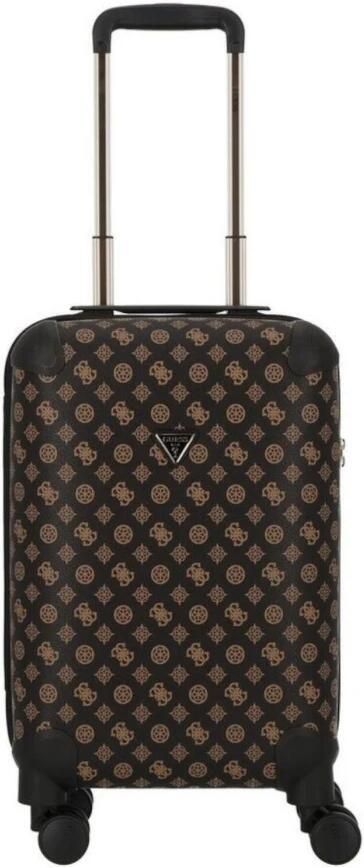 Guess Wilder Medium Bruine Trolley met All-Over Logo Brown Dames