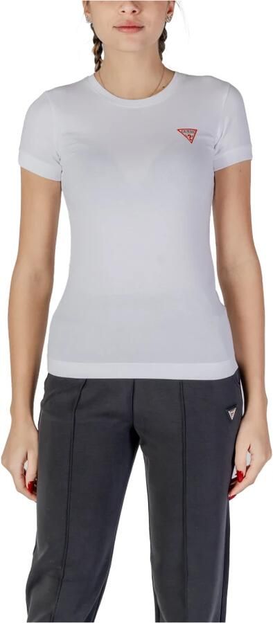 Guess Witte Katoenen Tops & T-Shirt Stijlvolle Toevoeging aan Je Garderobe White Dames - Foto 6