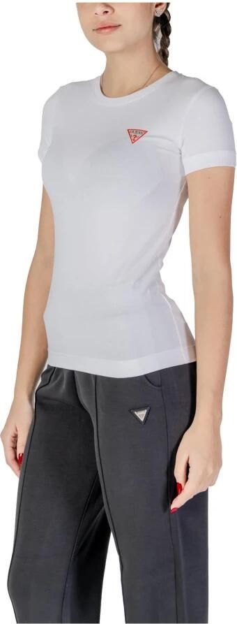 Guess Witte Katoenen Tops & T-Shirt Stijlvolle Toevoeging aan Je Garderobe White Dames - Foto 9