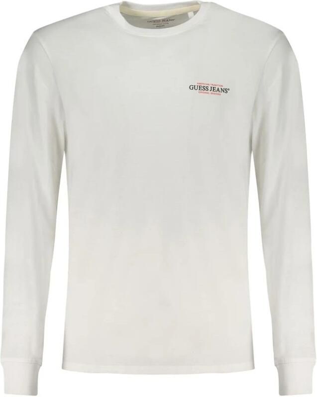 Guess Biologisch katoen Heren Regular Fit T-shirt White Heren - Foto 6