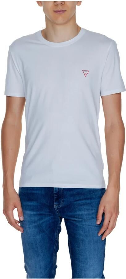 Guess Katoenen Heren T-Shirt Herfst Winter Collectie White Heren - Foto 2
