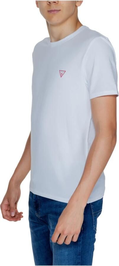 Guess Katoenen Heren T-Shirt Herfst Winter Collectie White Heren - Foto 3