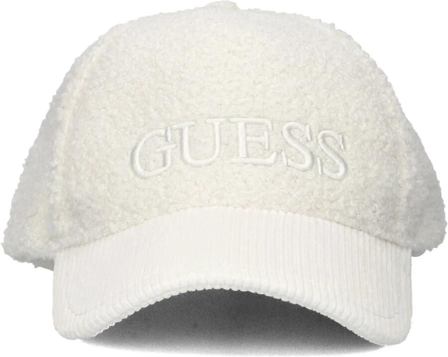 Guess Witte Baseballpet White Dames