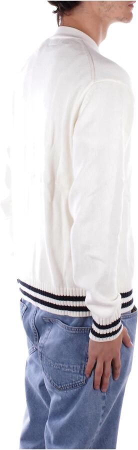 Guess Witte Cardigan met Logo en Knoopsluiting White Heren - Foto 5