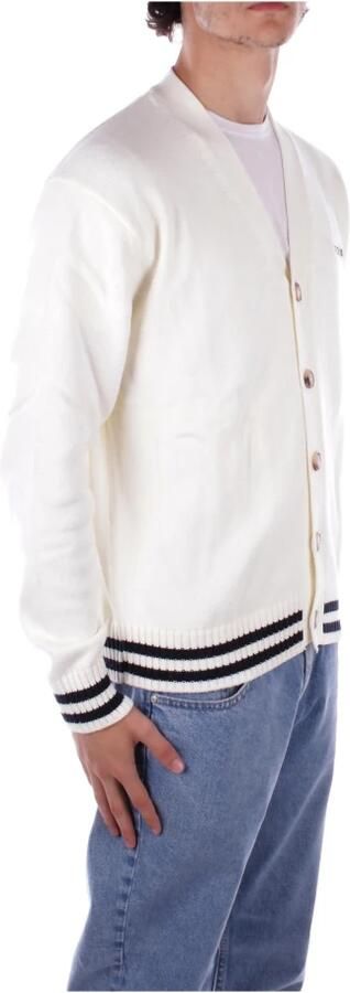 Guess Witte Cardigan met Logo en Knoopsluiting White Heren - Foto 2