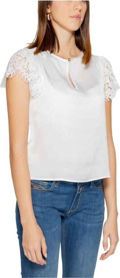 Guess Witte gebreide top met knoopsluiting White Dames - Foto 2