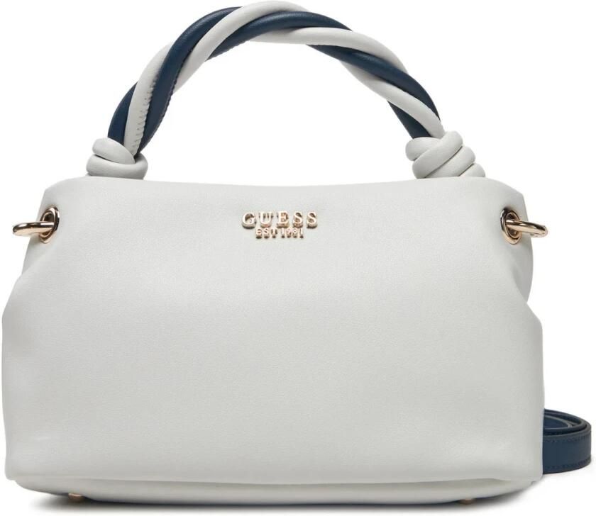 Guess Witte Handtas met Gevlochten Handvat White Dames