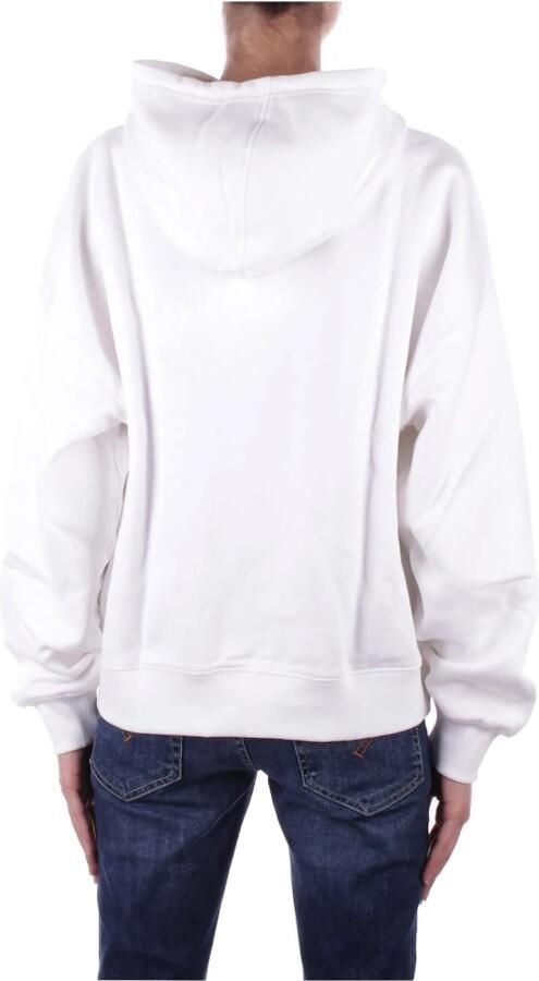 Guess Witte hoodie met borduurwerk White Heren
