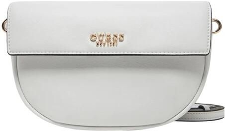 Guess Witte leren handtas met gouden details White Dames - Foto 7
