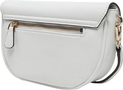 Guess Witte leren handtas met gouden details White Dames - Foto 8
