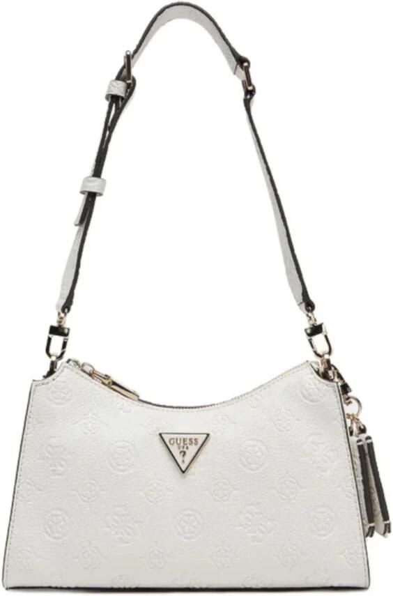 Guess Witte Schoudertas met Peony en 4G Logo White Dames - Foto 4