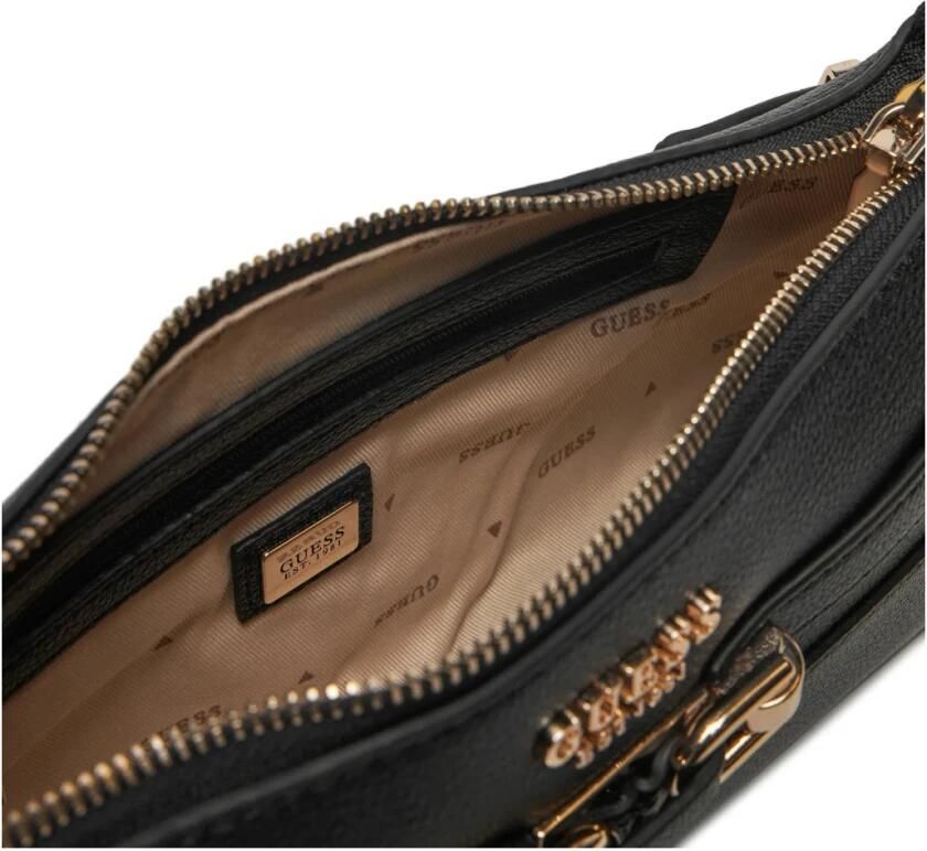 Guess Zilveren Schoudertas Stijlvol Model Black Dames - Foto 3