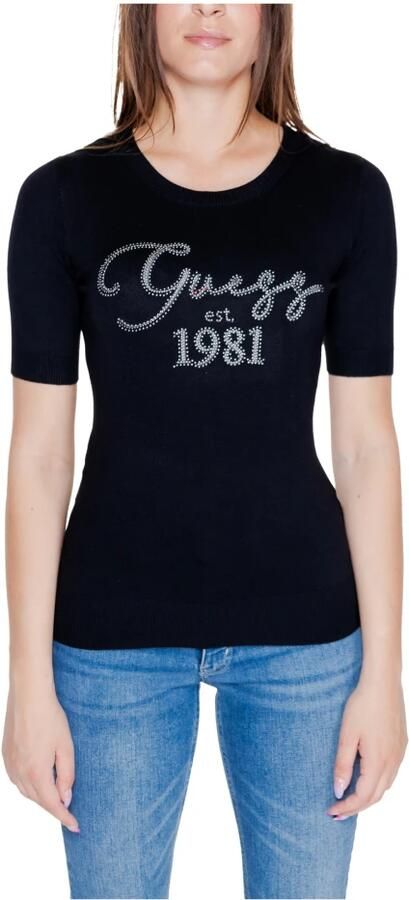 Guess Viscose Blend Tops & T-Shirt Black Dames - Foto 5