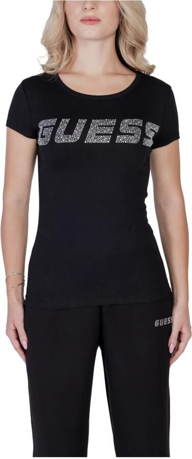 Guess Activewear T-shirt met strass-steentjes model 'KIARA' - Foto 3