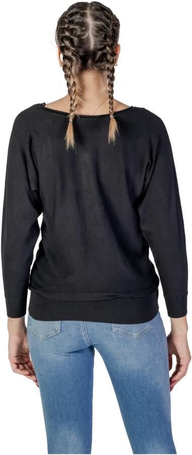 Guess Zwart Langemouw Gebreide Kleding Lente Zomer Black Dames