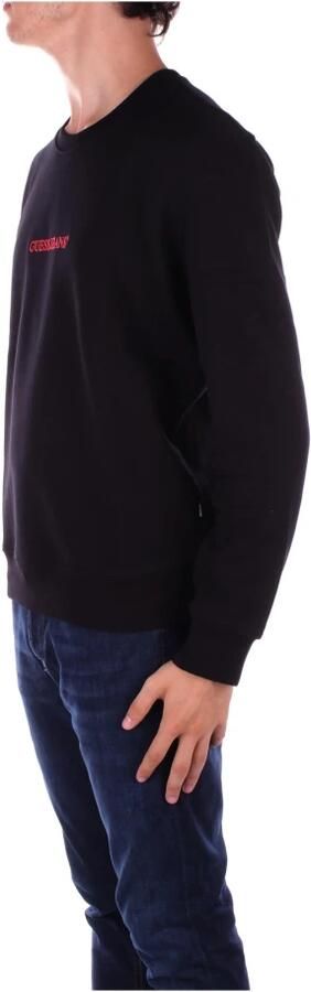 Guess Zwart Logo Front Sweater Black Heren - Foto 5