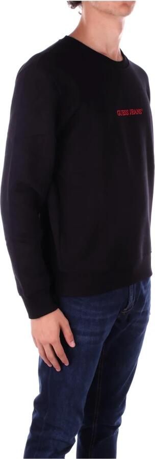 Guess Zwart Logo Front Sweater Black Heren - Foto 2