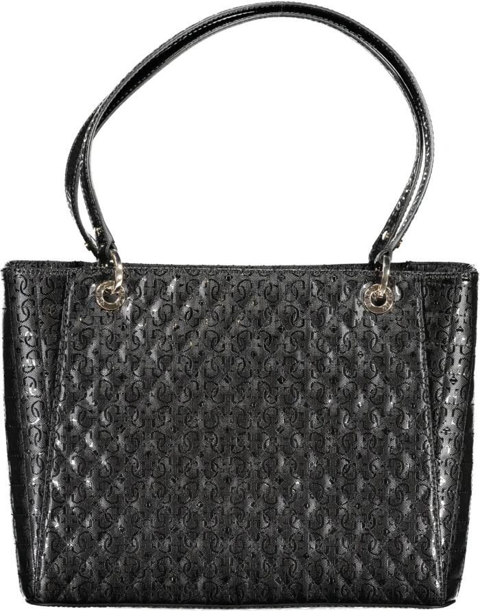 Guess Zwarte Polyethyleen Schoudertas met Meerdere Compartimenten Black Dames - Foto 2