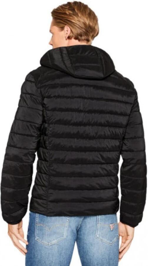 Guess Zwarte Heren Winterjas met Capuchon Black Heren - Foto 2