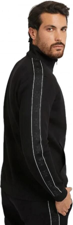Guess Activewear Sweatjack met galonstrepen model 'MICKEY FULL ZIP SWEATSHIRT' - Foto 4
