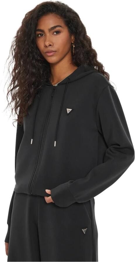 Guess Activewear Sweatjack met labelapplicatie model 'OLYMPE' - Foto 3