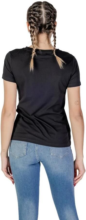 Guess Zwarte Grafische Tee Casual Stijl Black Dames - Foto 2