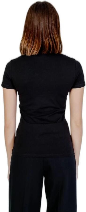Guess Zwarte Katoenen T-shirt met korte mouwen Black Dames - Foto 7