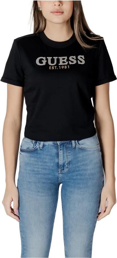 Guess T-shirt Korte Mouw CN SS CROPPED WASHED W5GI15 K8FQ4 - Foto 3