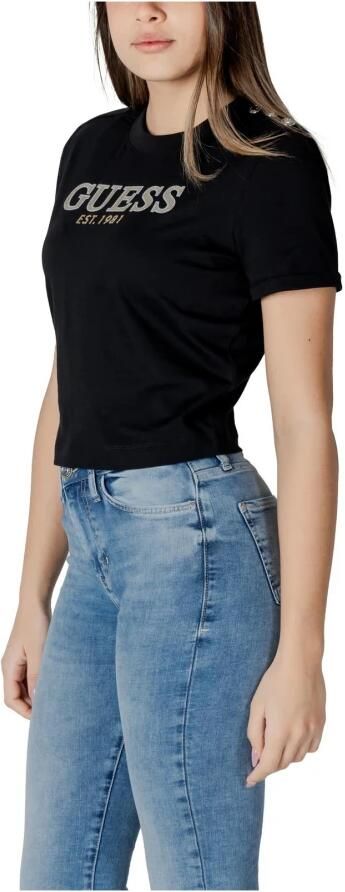 Guess T-shirt Korte Mouw CN SS CROPPED WASHED W5GI15 K8FQ4