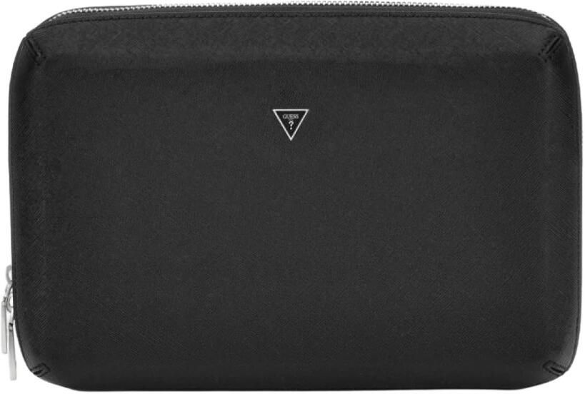 Guess Zwarte Kubus Clutch Handtas Black Heren