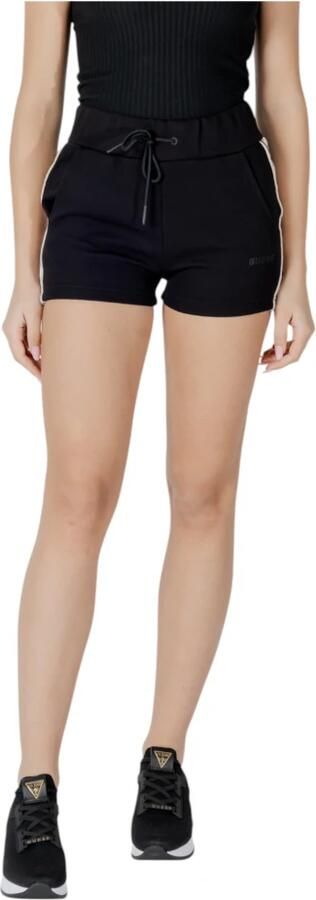 Guess Zwarte Lace-Up Atletische Shorts Black Dames - Foto 2