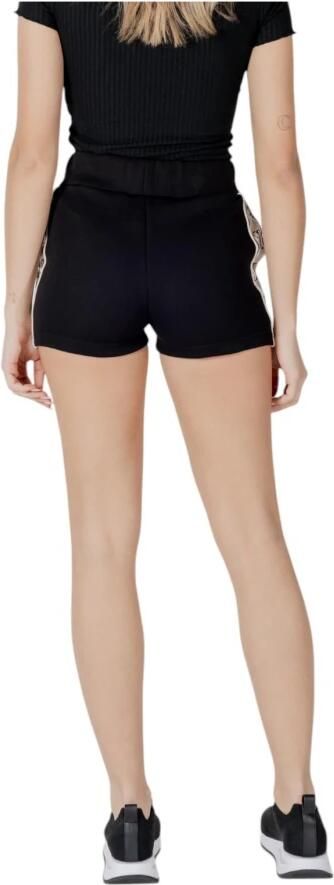 Guess Zwarte Lace-Up Atletische Shorts Black Dames