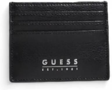 Guess Zwarte leren portemonnee met binnenzakken Black Heren - Foto 2