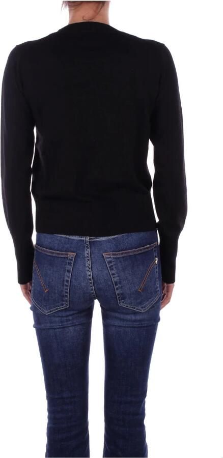 Guess Zwarte Polyester Pullover met Geborduurd Logo Black Dames - Foto 2