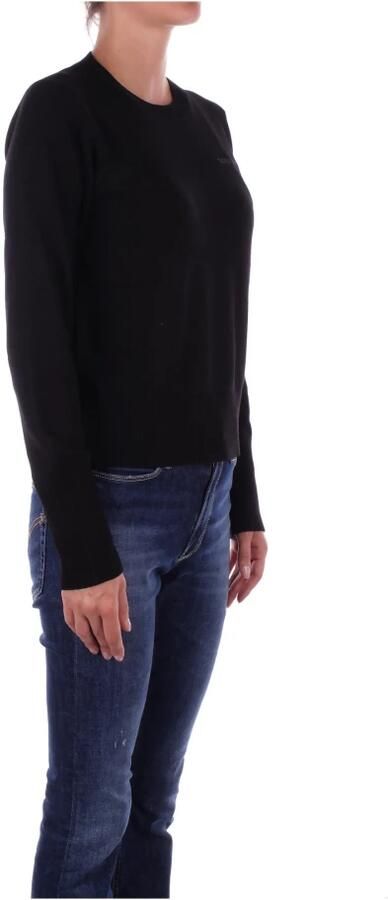 Guess Zwarte Polyester Pullover met Geborduurd Logo Black Dames - Foto 3