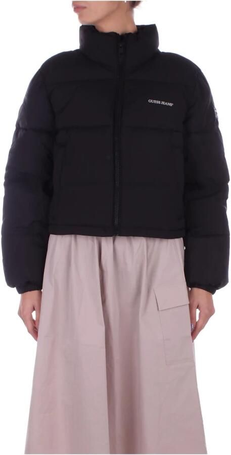 Guess Zwarte polyesterjas en -jas voor vrouwen Black Dames - Foto 6