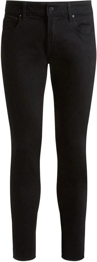 Guess Zwarte Skinny Fit Jeans met Lage Taille en Klassiek 5-Zakken Ontwerp Black Heren