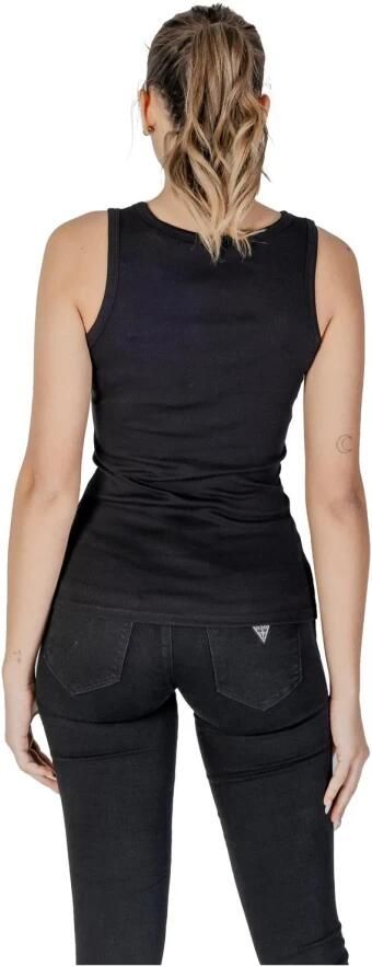 Guess Zwarte Mouwloze Tanktop met Ronde Hals Black Dames - Foto 2