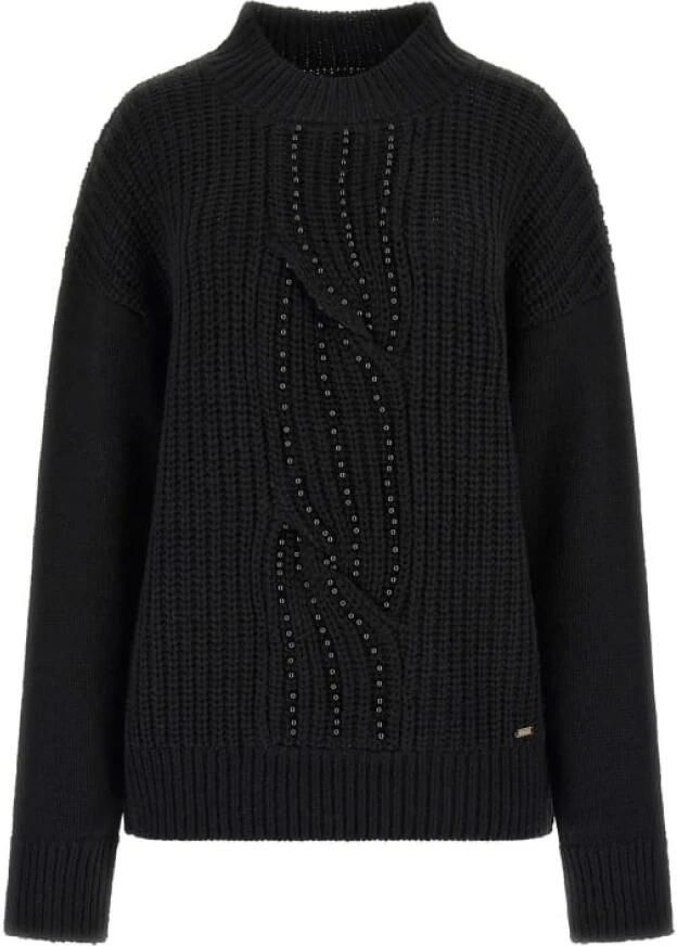 Guess Zwarte Parel Details Trui Black Dames - Foto 5
