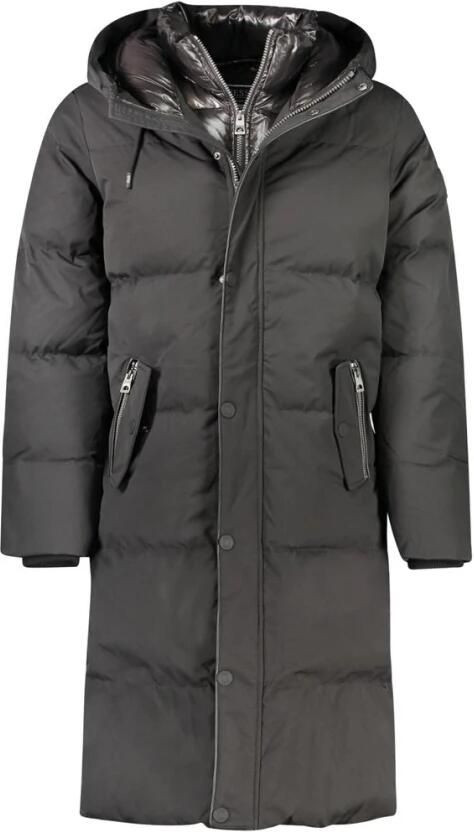 Guess Gewatteerde lange jas met vulling van dons en veren model 'DONDEN' - Foto 2